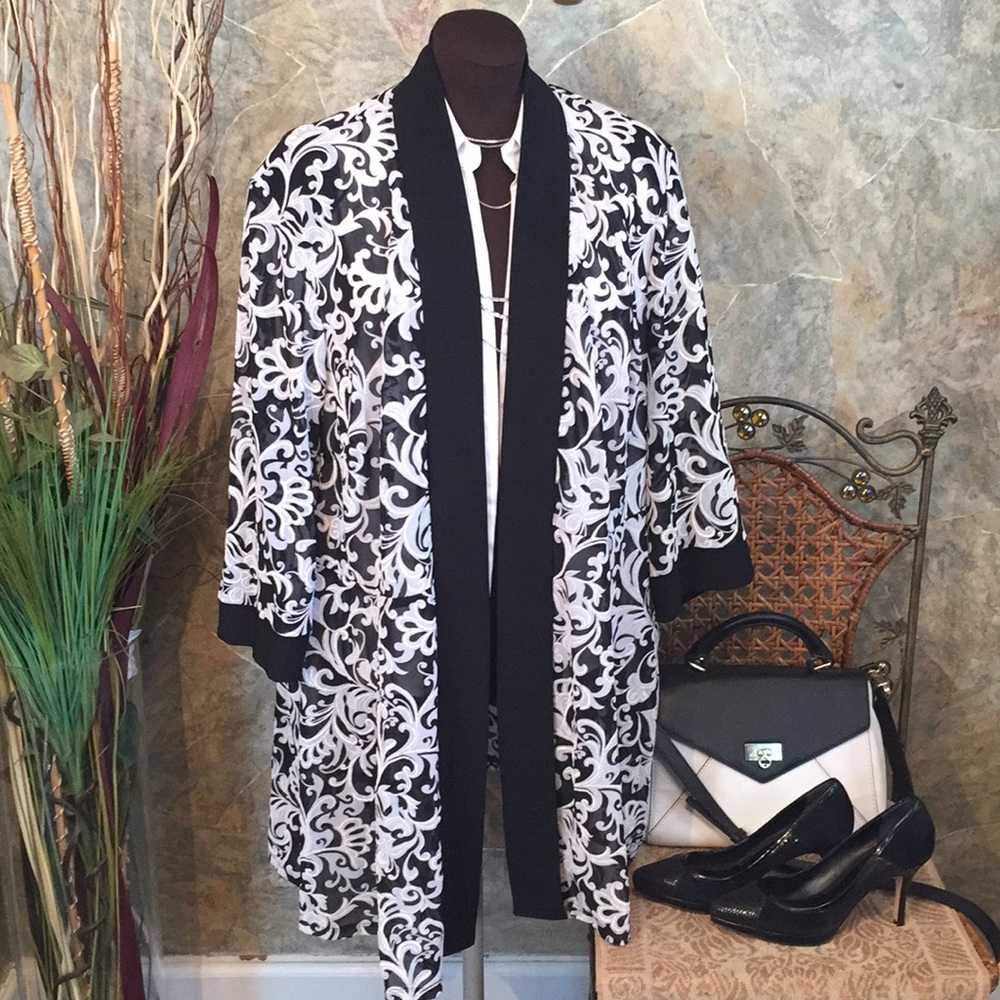 Roz & Ali 🌹Stunning wrap jacket cardigan - Picture 4 of 10
